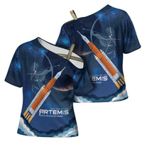 Artemis 2026 Moon Mission Cross Shoulder Shirt Back To The Moon And Beyond