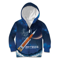 Artemis 2026 Moon Mission Kid Hoodie Back To The Moon And Beyond