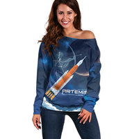Artemis 2026 Moon Mission Off Shoulder Sweater Back To The Moon And Beyond