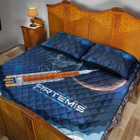 Artemis 2026 Moon Mission Quilt Bed Set Back To The Moon And Beyond