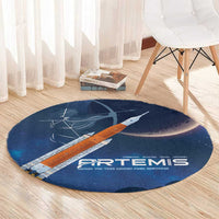 Artemis 2026 Moon Mission Round Carpet Back To The Moon And Beyond