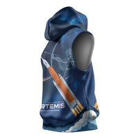 Artemis 2026 Moon Mission Sleeveless Hoodie Back To The Moon And Beyond