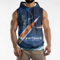 Artemis 2026 Moon Mission Sleeveless Hoodie Back To The Moon And Beyond