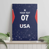 USA Cricket World Cup 2024 Custom Canvas Wall Art All Stars Sprangle LT7 - Wonder Print Shop
