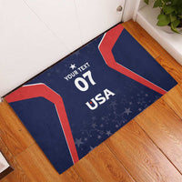 USA Cricket World Cup 2024 Custom Rubber Doormat All Stars Sprangle - Wonder Print Shop