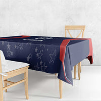 USA Cricket World Cup 2024 Custom Tablecloth All Stars Sprangle - Wonder Print Shop