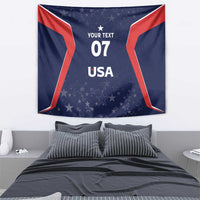 USA Cricket World Cup 2024 Custom Tapestry All Stars Sprangle - Wonder Print Shop