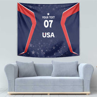 USA Cricket World Cup 2024 Custom Tapestry All Stars Sprangle - Wonder Print Shop