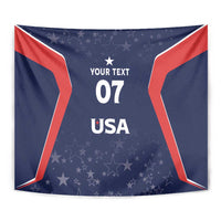 USA Cricket World Cup 2024 Custom Tapestry All Stars Sprangle - Wonder Print Shop