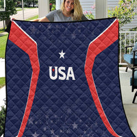 USA Cricket World Cup 2024 Quilt All Stars Sprangle - Wonder Print Shop