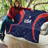 USA Cricket World Cup 2024 Quilt All Stars Sprangle - Wonder Print Shop