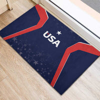 USA Cricket World Cup 2024 Rubber Doormat All Stars Sprangle - Wonder Print Shop