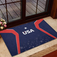 USA Cricket World Cup 2024 Rubber Doormat All Stars Sprangle - Wonder Print Shop