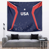 USA Cricket World Cup 2024 Tapestry All Stars Sprangle - Wonder Print Shop