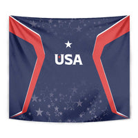 USA Cricket World Cup 2024 Tapestry All Stars Sprangle - Wonder Print Shop