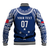 Personalised Samoa Rugby Baseball Jacket WC 2023 Champions LT7 - Wonder Print Shop
