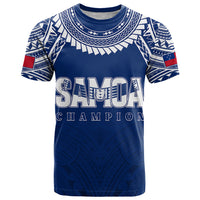 Personalised Samoa Rugby T Shirt WC 2023 Champions - Wonder Print Shop