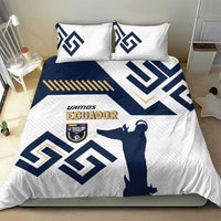 Ecuador Football Bedding Set La Tricolors 2024 Virgen de El Panecillo LT7 - Wonder Print Shop