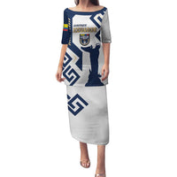 Ecuador Football Custom Family Matching Puletasi and Hawaiian Shirt La Tricolors 2024 Virgen de El Panecillo - Wonder Print Shop