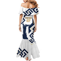 Ecuador Football Custom Mermaid Dress La Tricolors 2024 Virgen de El Panecillo - Wonder Print Shop