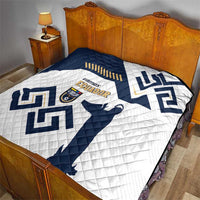 Ecuador Football Quilt La Tricolors 2024 Virgen de El Panecillo - Wonder Print Shop