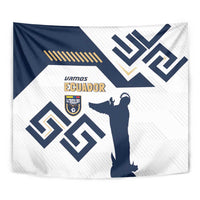 Ecuador Football Tapestry La Tricolors 2024 Virgen de El Panecillo - Wonder Print Shop