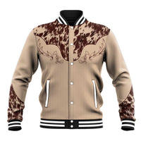 Cowboys Wild West Baseball Jacket Cow Prints - Wonder Print Shop