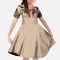 Cowboys Wild West Family Matching Puletasi and Hawaiian Shirt Cow Prints - Wonder Print Shop