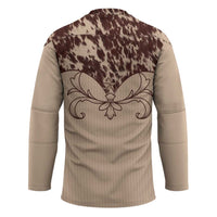 Cowboys Wild West Hockey Jersey Cow Prints - Wonder Print Shop