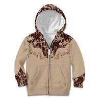 Cowboys Wild West Kid Hoodie Cow Prints - Wonder Print Shop