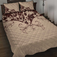 Cowboys Wild West Quilt Bed Set Cow Prints - Wonder Print Shop