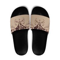 Cowboys Wild West Slide Sandals Cow Prints - Wonder Print Shop