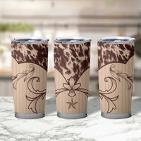 Cowboys Wild West Tumbler Cup Cow Prints - Wonder Print Shop