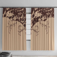 Cowboys Wild West Window Curtain Cow Prints - Wonder Print Shop