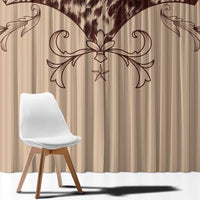 Cowboys Wild West Window Curtain Cow Prints - Wonder Print Shop
