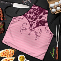 Cowboys Wild West Apron Pink Cow Prints - Wonder Print Shop