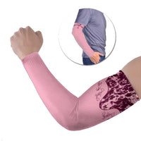 Cowboys Wild West Arm Sleeves Pink Cow Prints - Wonder Print Shop