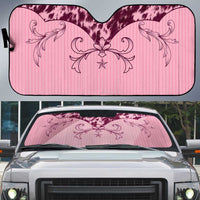 Cowboys Wild West Auto Sun Shade Pink Cow Prints - Wonder Print Shop