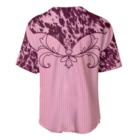 Cowboys Wild West Baseball Jersey Pink Cow Prints - Wonder Print Shop