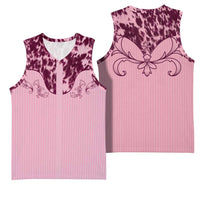 Cowboys Wild West Basketball Jersey Pink Cow Prints - Wonder Print Shop