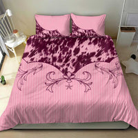 Cowboys Wild West Bedding Set Pink Cow Prints - Wonder Print Shop