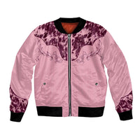 Cowboys Wild West Bomber Jacket Pink Cow Prints - Wonder Print Shop