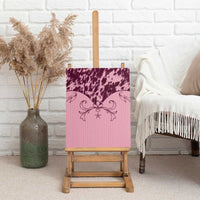 Cowboys Wild West Canvas Wall Art Pink Cow Prints - Wonder Print Shop