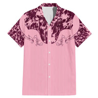 Cowboys Wild West Family Matching Mermaid Dress and Hawaiian Shirt Pink Cow Prints - Wonder Print Shop