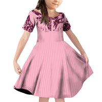 Cowboys Wild West Family Matching Off Shoulder Short Dress and Hawaiian Shirt Pink Cow Prints - Wonder Print Shop