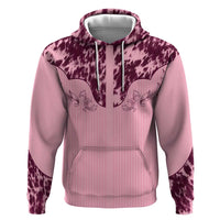 Cowboys Wild West Hoodie Pink Cow Prints - Wonder Print Shop