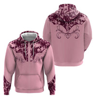 Cowboys Wild West Hoodie Pink Cow Prints - Wonder Print Shop