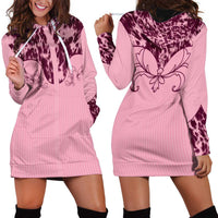 Cowboys Wild West Hoodie Dress Pink Cow Prints - Wonder Print Shop