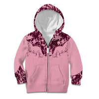 Cowboys Wild West Kid Hoodie Pink Cow Prints - Wonder Print Shop