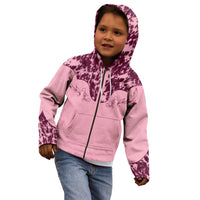 Cowboys Wild West Kid Hoodie Pink Cow Prints - Wonder Print Shop